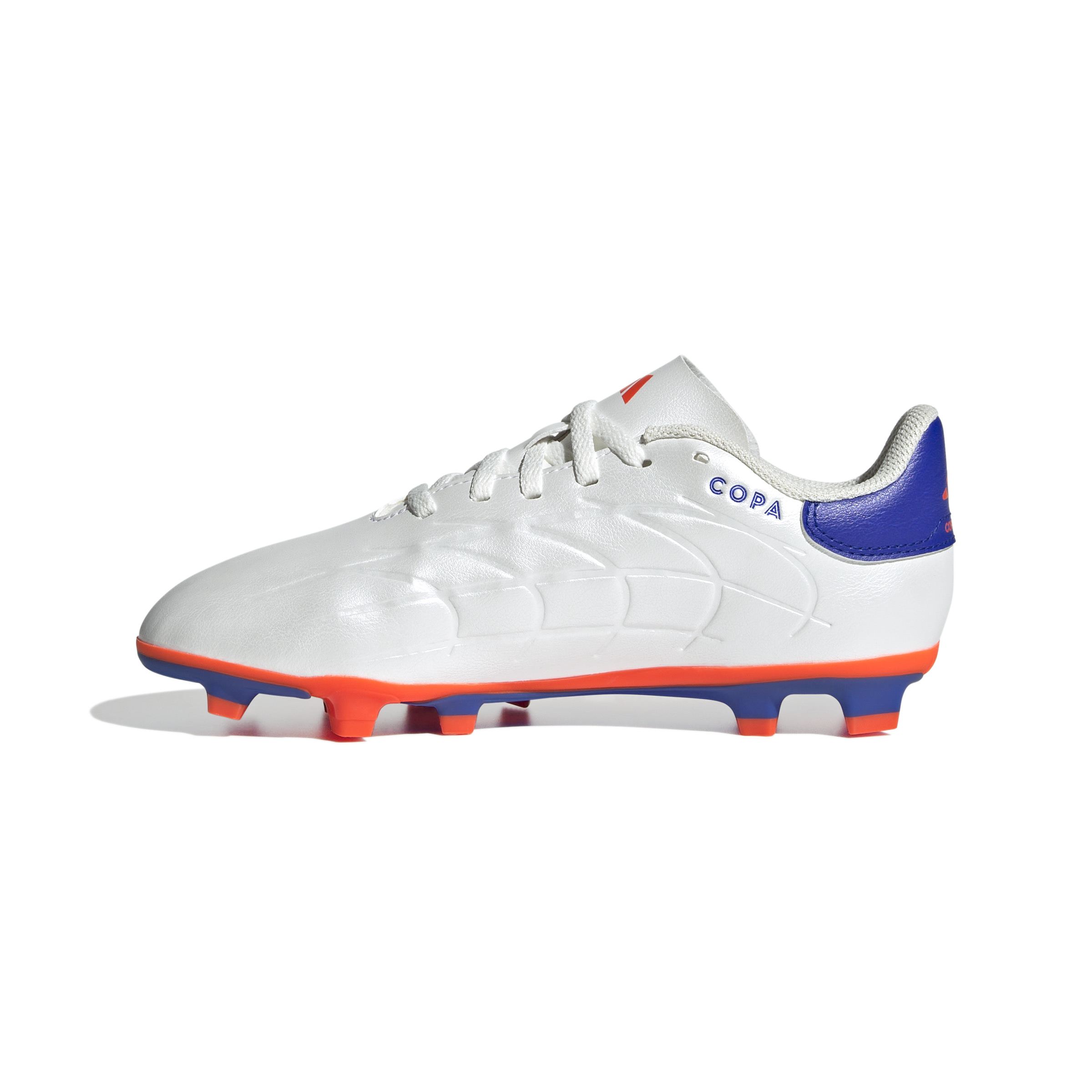 adidas Copa Pure 2 Club FxG Fussballschuhe Kinder Cloud White / Lucid Blue / Solar Red 36