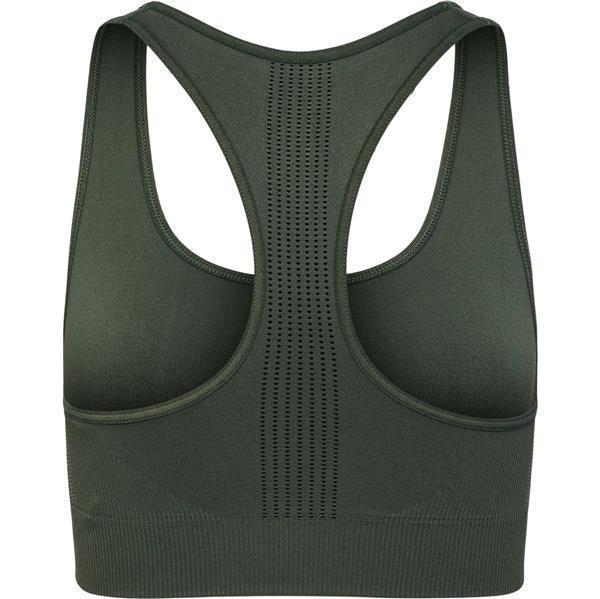 Hummel hmlSHAPING SEAMLESS SPORTS TOP - CLIMBING IVY - XS