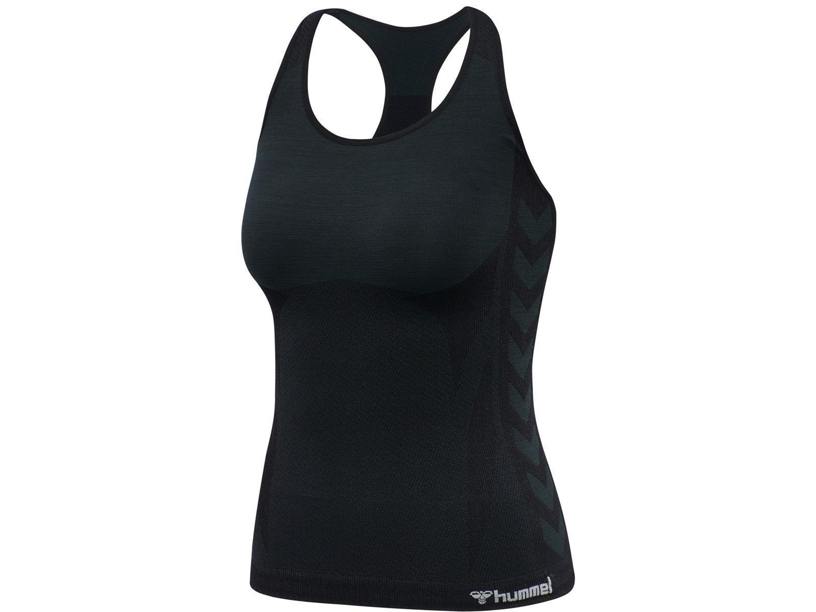 Hummel hmlCLEA SEAMLESS TOP BLACK MELANGE XS