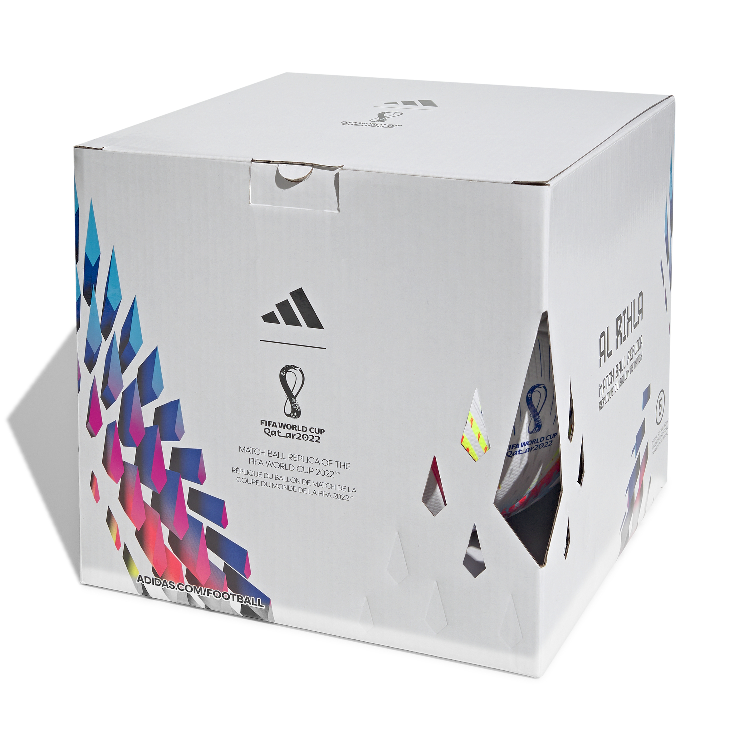 adidas AL RIHLA WM 2022 PRÄSENTATION BOX - WHITE/PANTON WHITE/PANTON 5