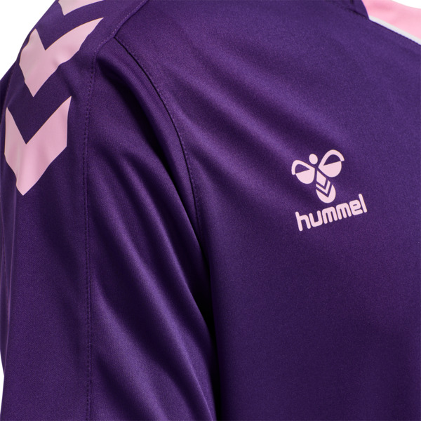 Hummel hmlCORE XK POLY JERSEY S/S - ACAI - M