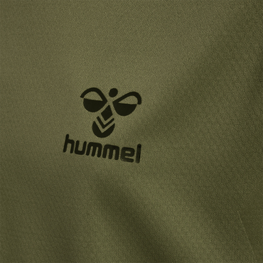 Hummel hmlACTIVE PL JERSEY S/S KIDS - OLIVE NIGHT - 140