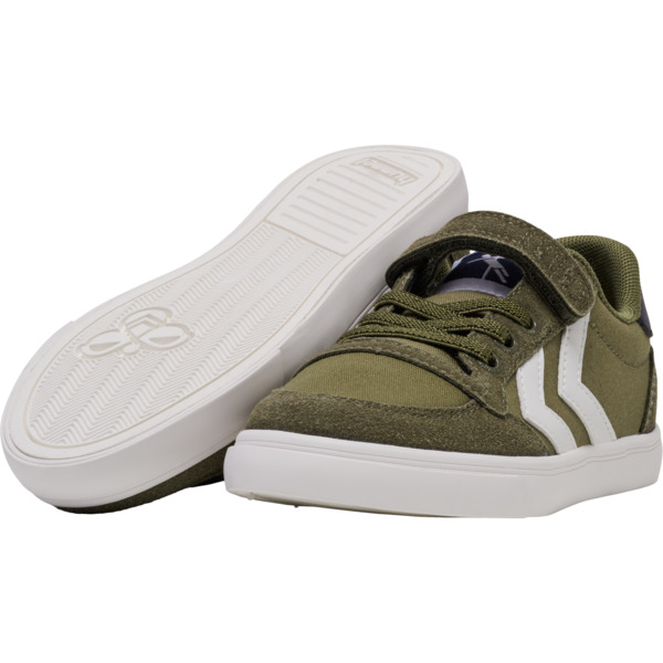 Hummel SLIMMER STADIL LOW JR - CAPULET OLIVE - 32