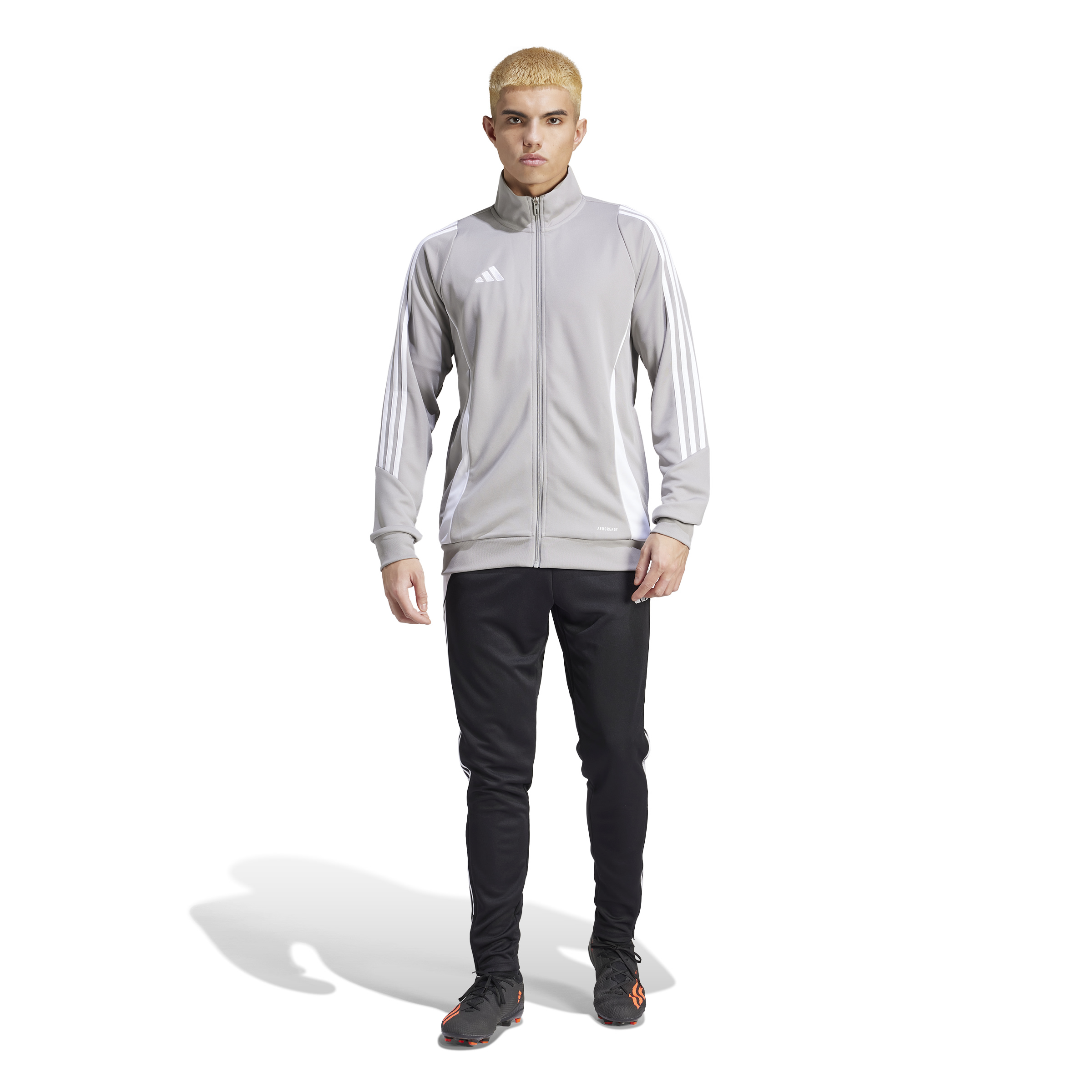 adidas Tiro 24 Trainingsjacke Team Mid Grey/White M