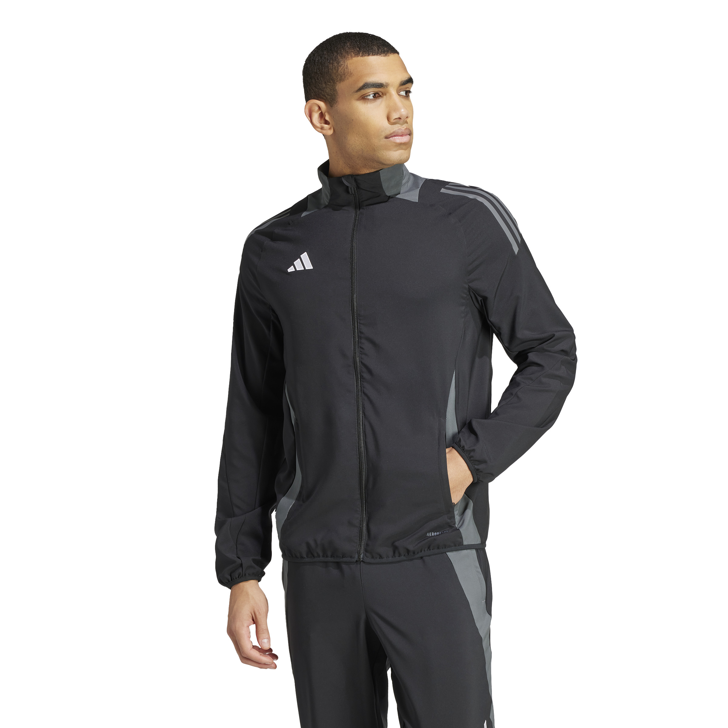 adidas Tiro 24 Competition Präsentationjacke Herren schwarz S