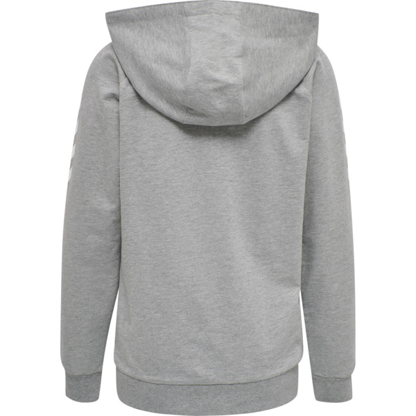 Hummel HMLGO COTTON ZIP HOODIE WOMAN - GREY MELANGE - L