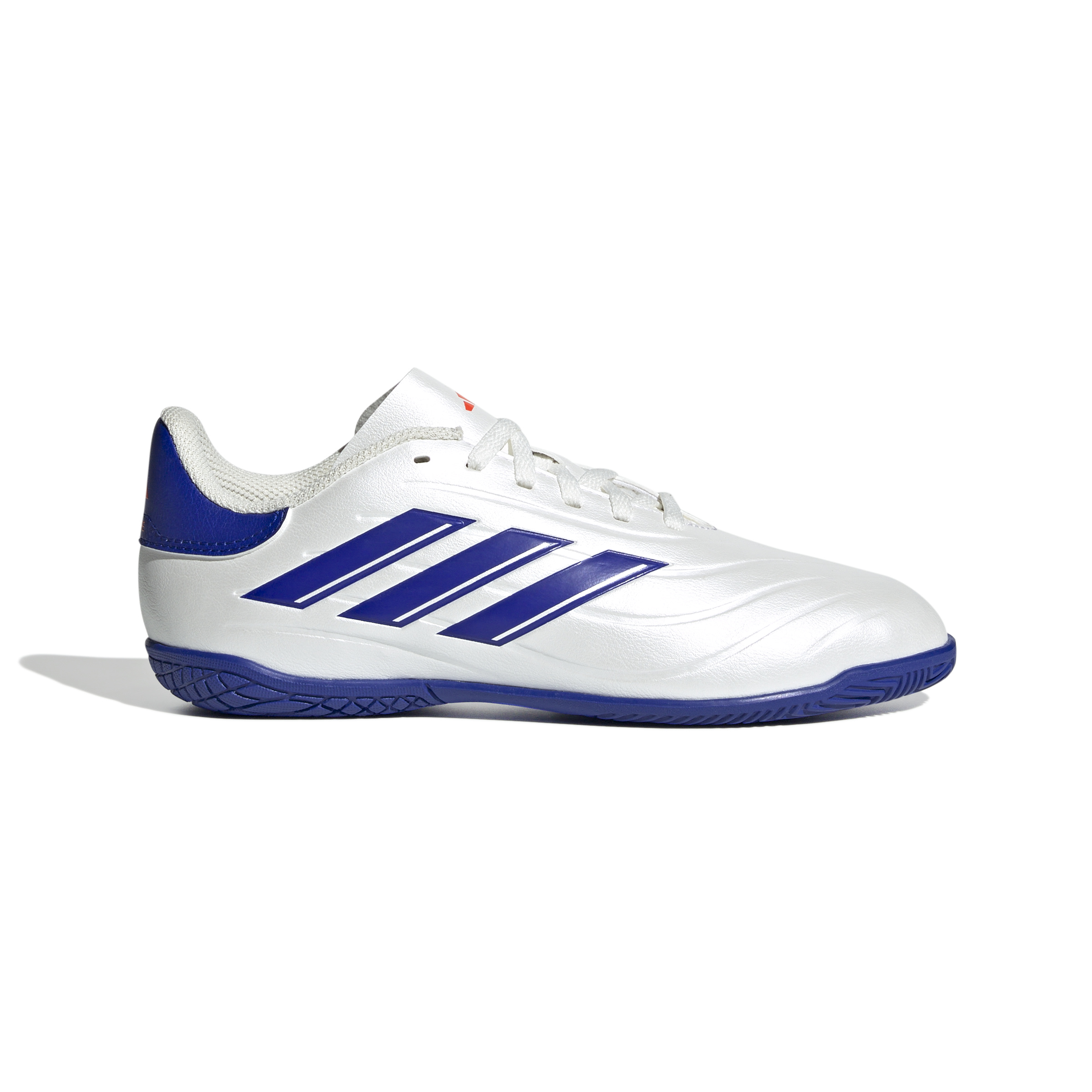 adidas Copa Pure 2 Club IN Hallenschuhe Kinder weiß/lucid blue/rot 38 2/3